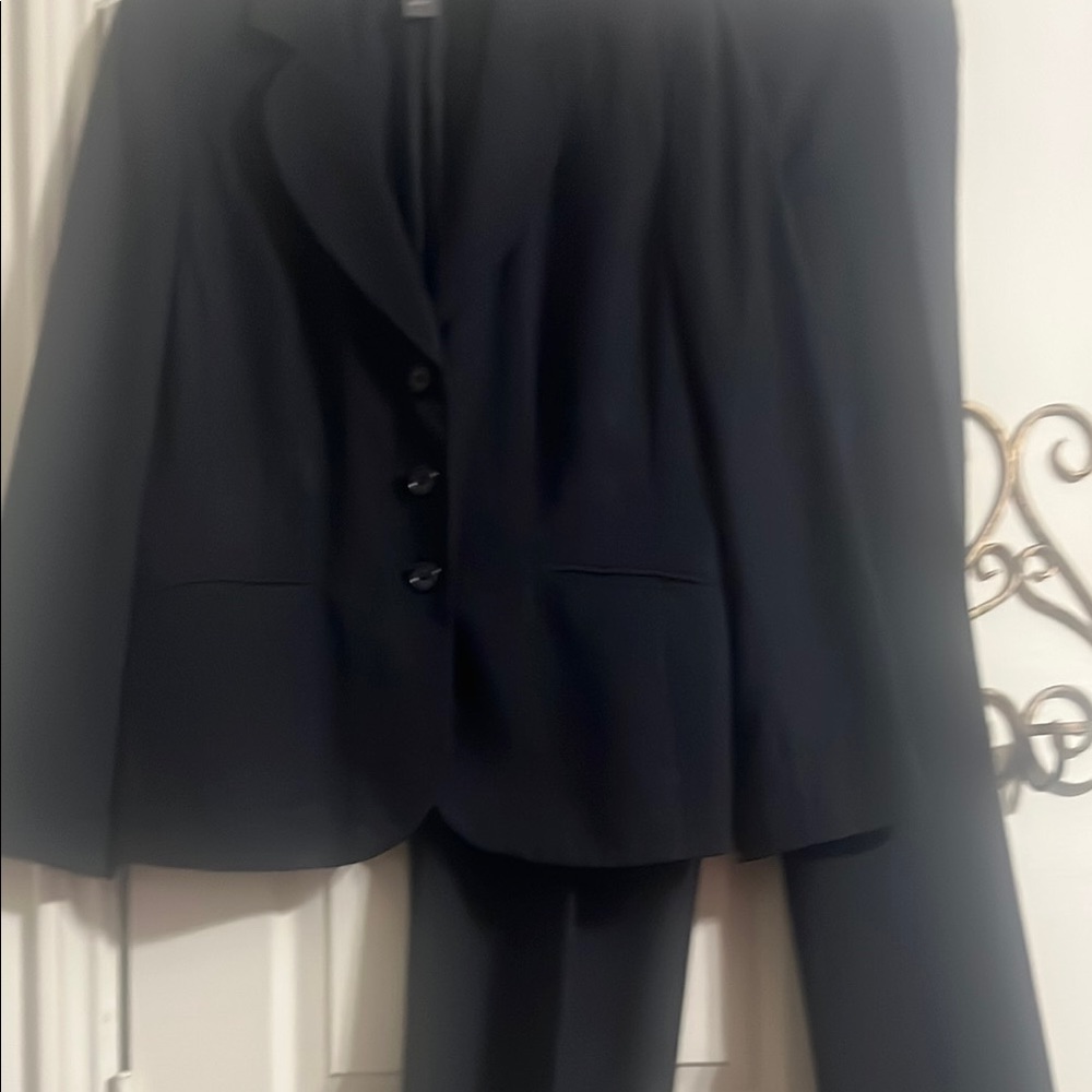 Ladies Classic Black Blazer and Matching Pants